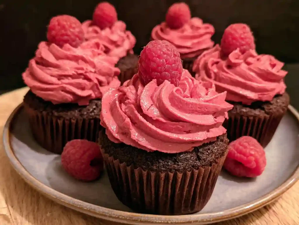 Chocolate Raspberry Cupcakes