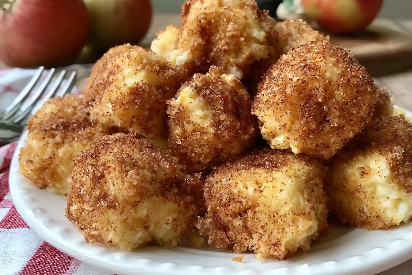 Cinnamon Apple Cottage Cheese Bites