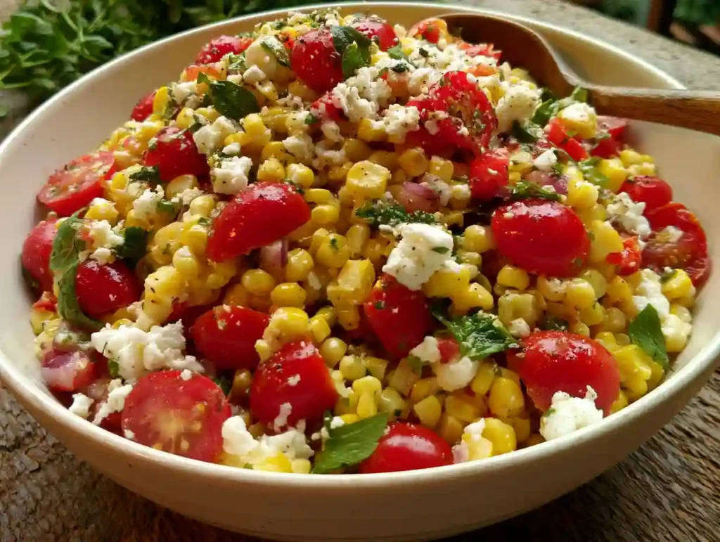 Corn, Tomato, and Feta Salad