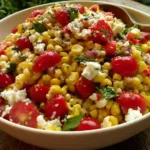 Corn, Tomato, and Feta Salad