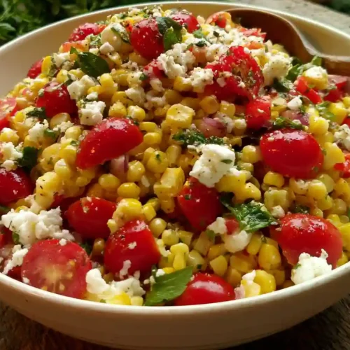 Corn, Tomato, and Feta Salad