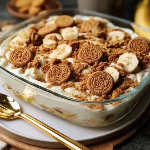Creamy Biscoff Banana Pudding Recipe