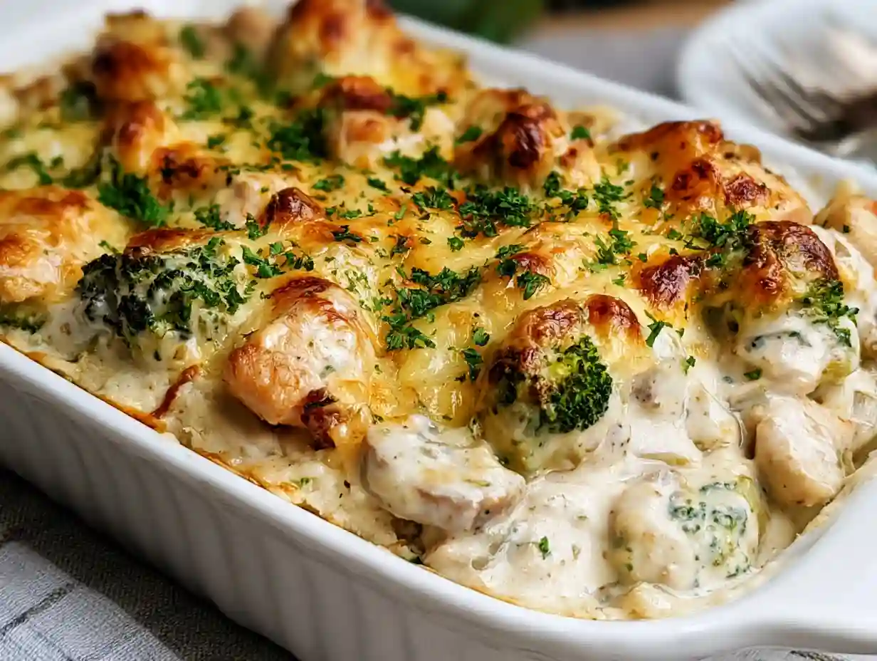 Creamy Low Carb Chicken Casserole