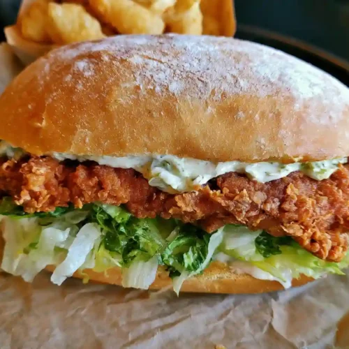 Crispy Chicken Caesar Sandwich