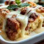 Grandma’s Classic Bread Pudding with Vanilla Sauce