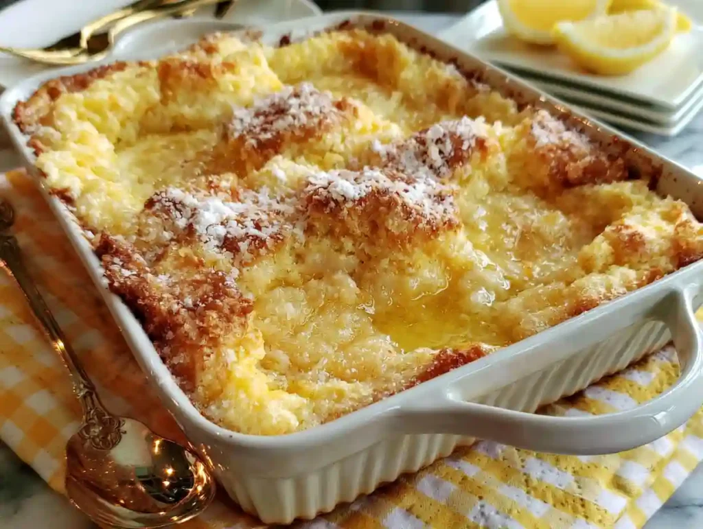 Magic Lemon Cobbler Recipe