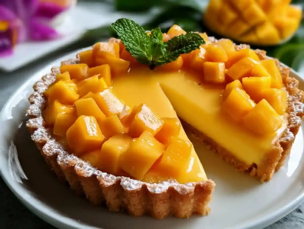 Mango Curd Tart Recipe