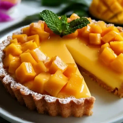 Mango Curd Tart Recipe