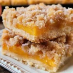 Peach Crumb Bars