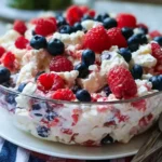 Red White and Blue Cheesecake Salad Recipe