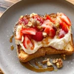 Ricotta Honey Toast