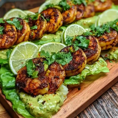 SHEET PAN CHILI-LIME SHRIMP LETTUCE WRAPS