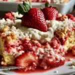 Strawberry Cheesecake Dump Cake