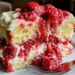 Strawberry Earthquake Cake