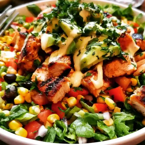 Tex-Mex Chicken Chopped Salad Recipe