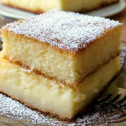 Vanilla Magic Custard Cake