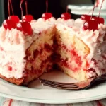 Vintage Maraschino Cherry Cake