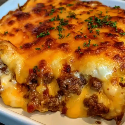 30 Minute Cheddar Bay Burger Bake