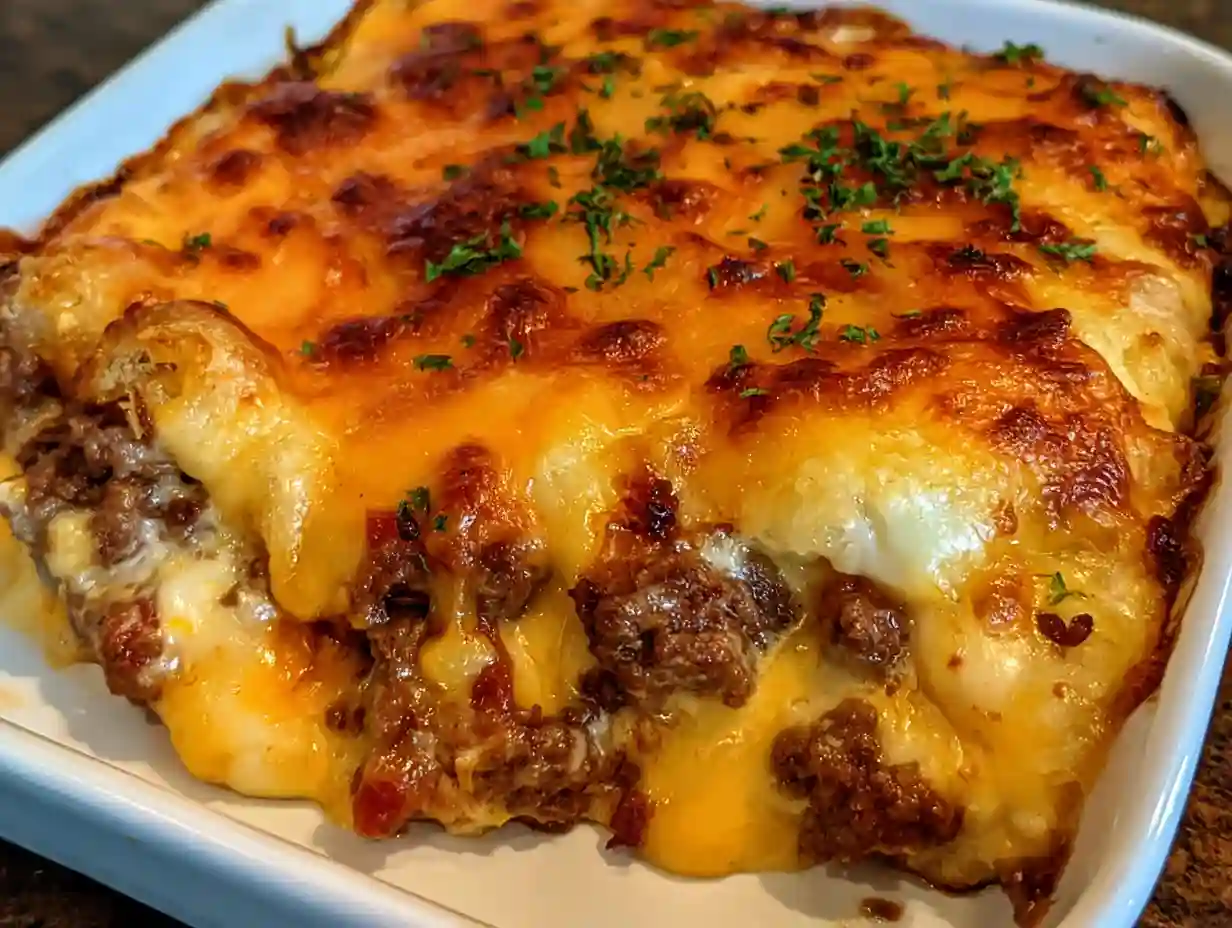 30 Minute Cheddar Bay Burger Bake