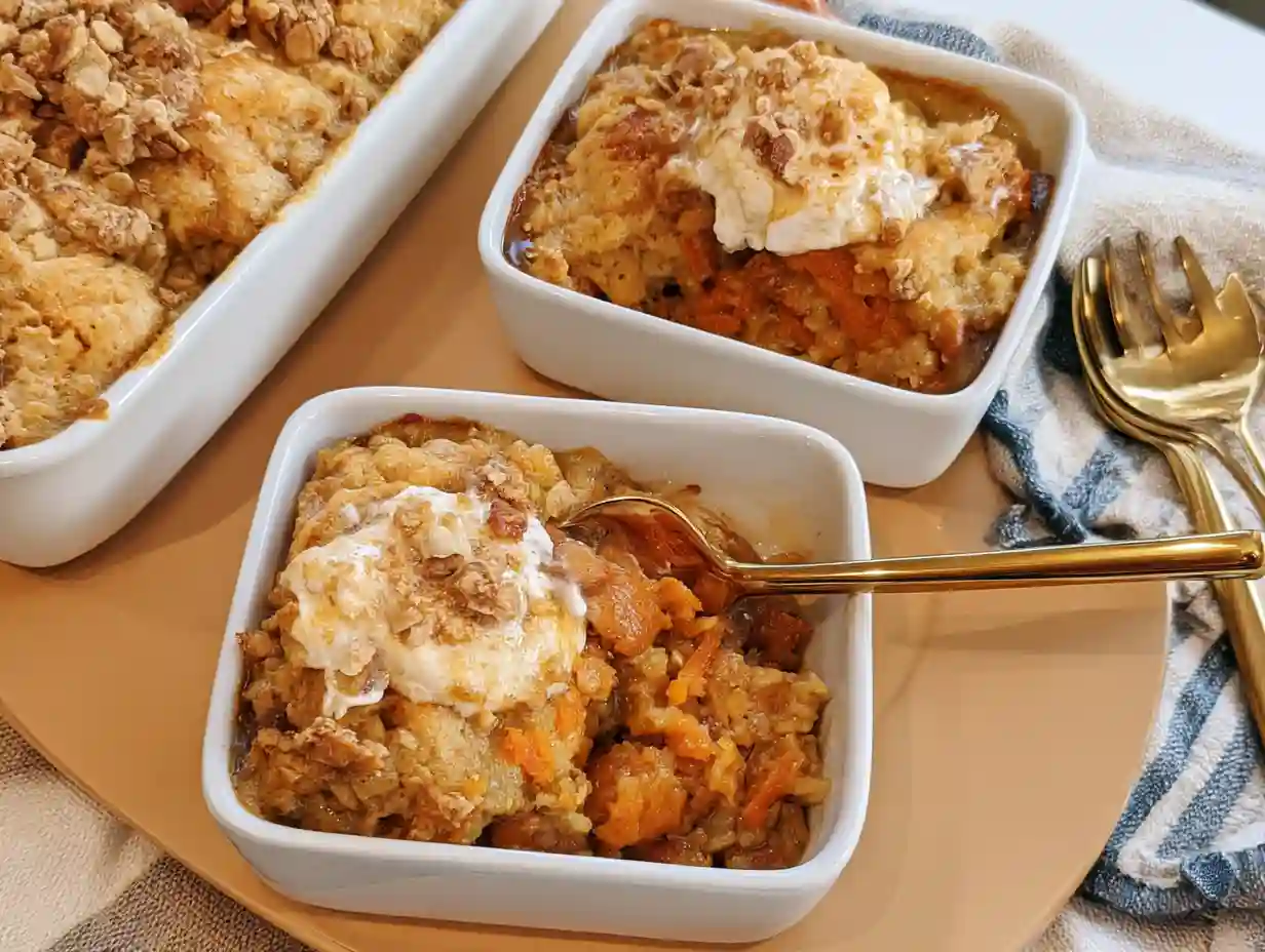 Carrot Cake Cobbler