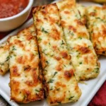 Cheesy Zucchini Breadsticks