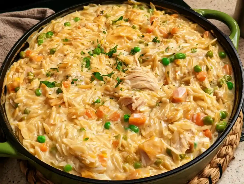 Chicken Pot Pie Orzo