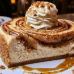 Cinnamon Roll Honeybun Cheesecake