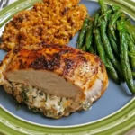 Cream Cheese and Herb Stuffed Chicken
