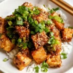 Crispy Baked Sesame Tofu