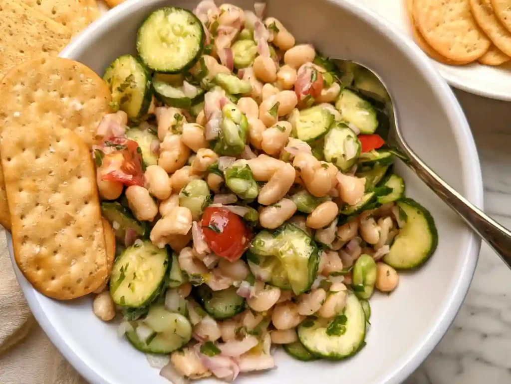 Dilly White Bean Cucumber Salad