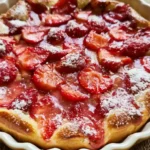 French Strawberry Flaugnarde