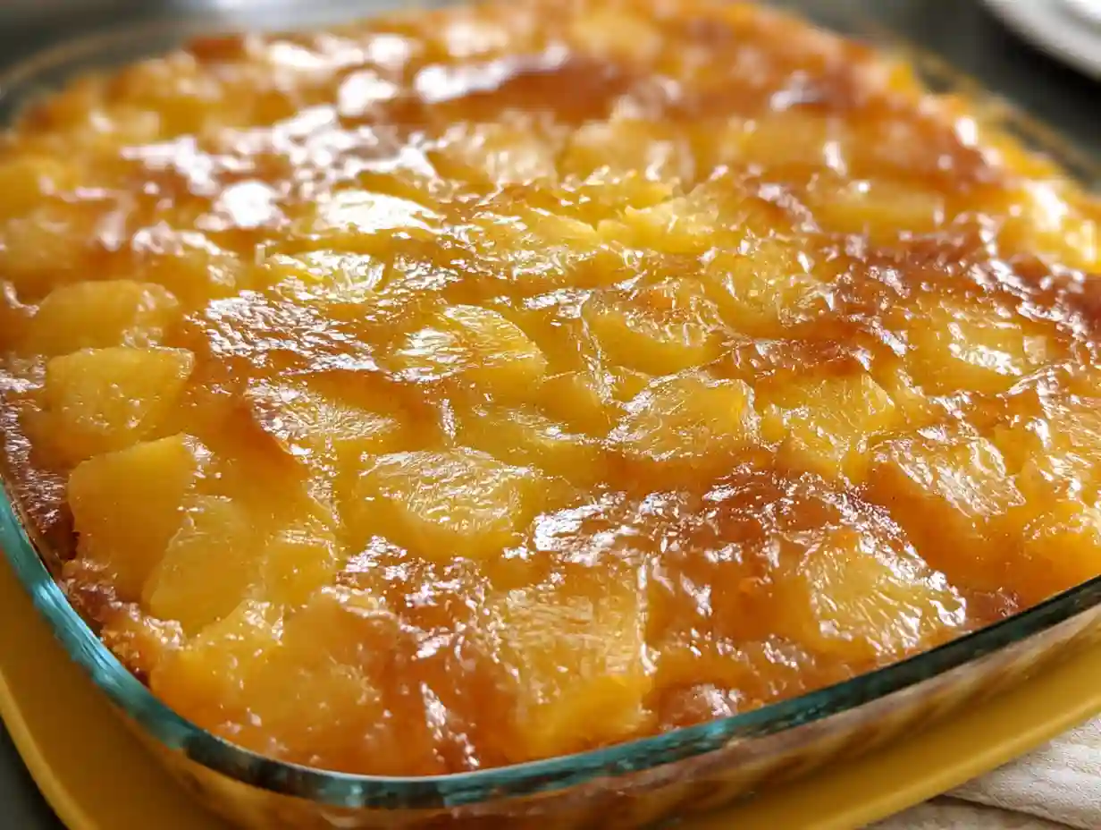 Golden Pineapple Sweet Bake