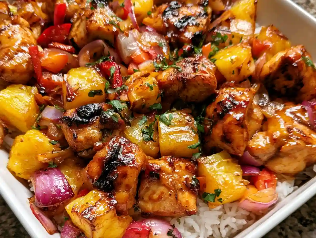 Hawaiian Chicken Sheet Pan