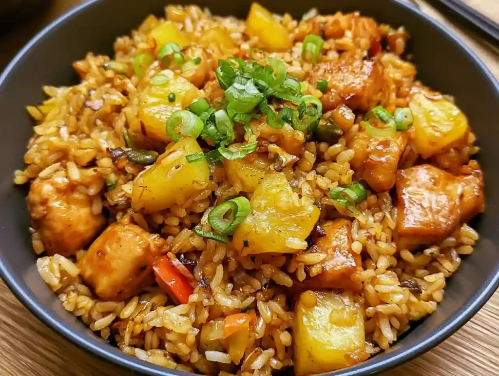 Hearty Pineapple Chicken and Rice