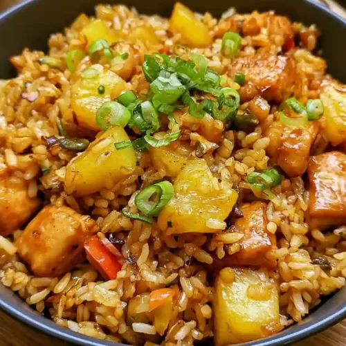 Hearty Pineapple Chicken and Rice