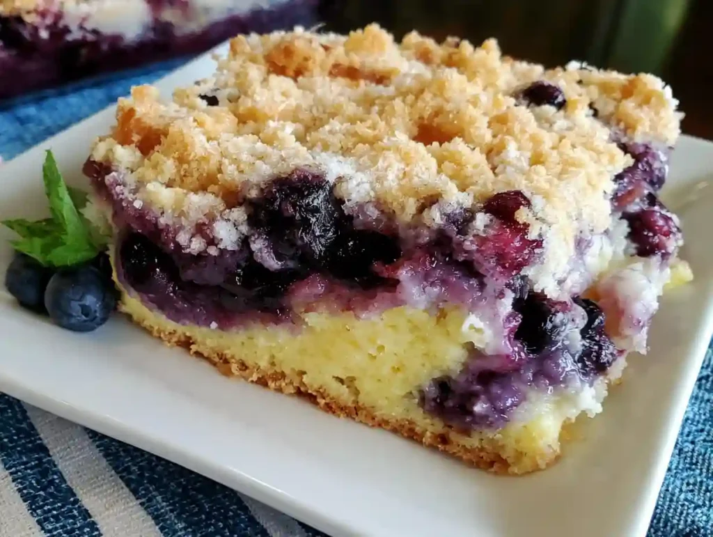 Lemon Blueberry Cheesecake Dump Cake