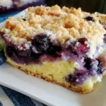 Lemon Blueberry Cheesecake Dump Cake