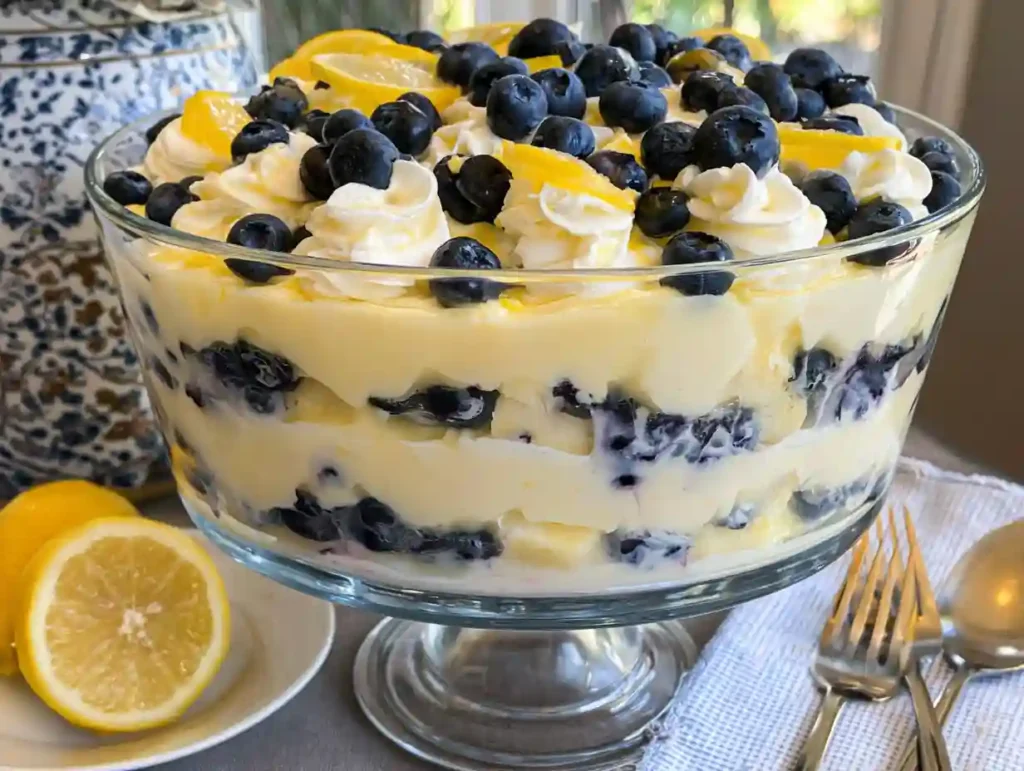 Lemon Blueberry Trifle Recipe