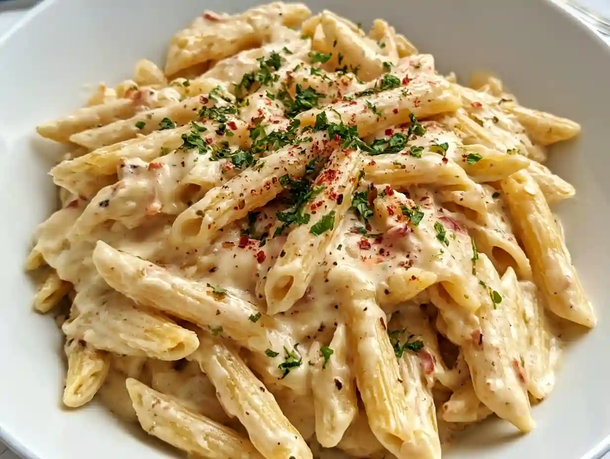 One Pot Creamy Garlic Pasta