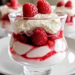 Raspberry White Chocolate Mousse