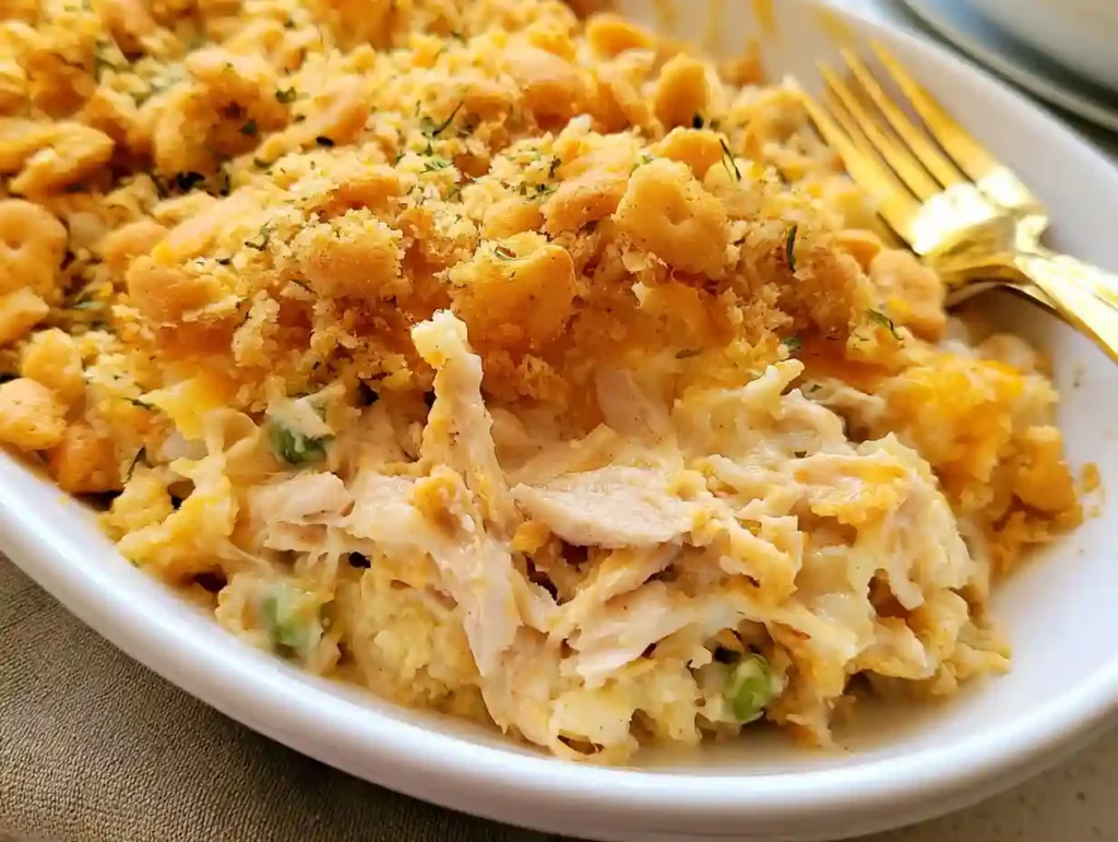 Ritz Cracker Chicken Casserole