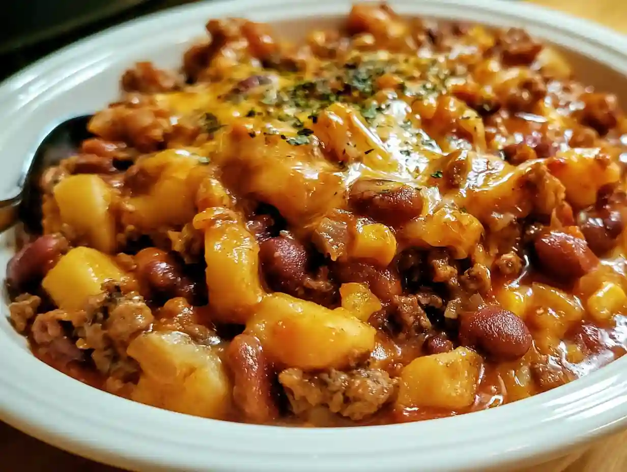 Slow Cooker Cowboy Casserole