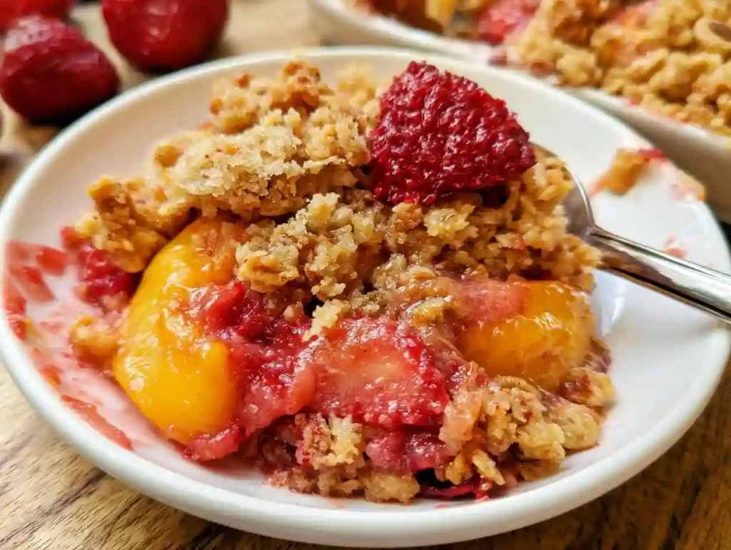 Strawberry Peach Crisp