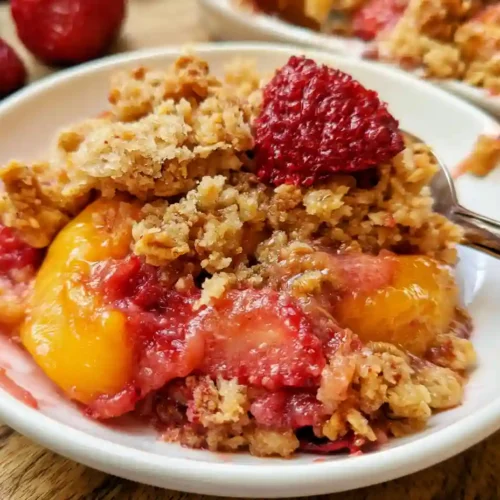 Strawberry Peach Crisp