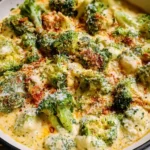 Creamy Garlic Parmesan Broccoli Recipe