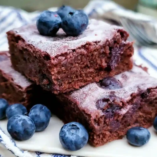 Fresh Blueberry Brownies