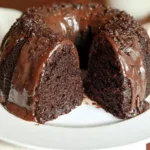 Glazed Chocolate Donut Bundt Cake