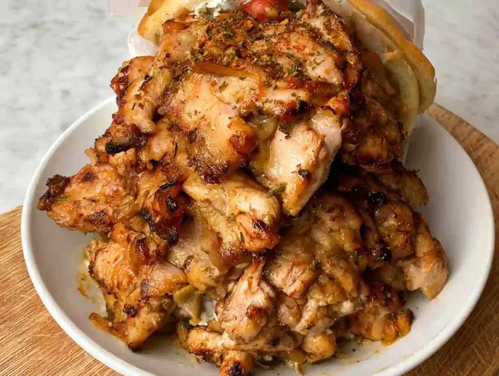 Greek Chicken Gyros