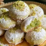 Homemade Pistachio Wedding Cookies