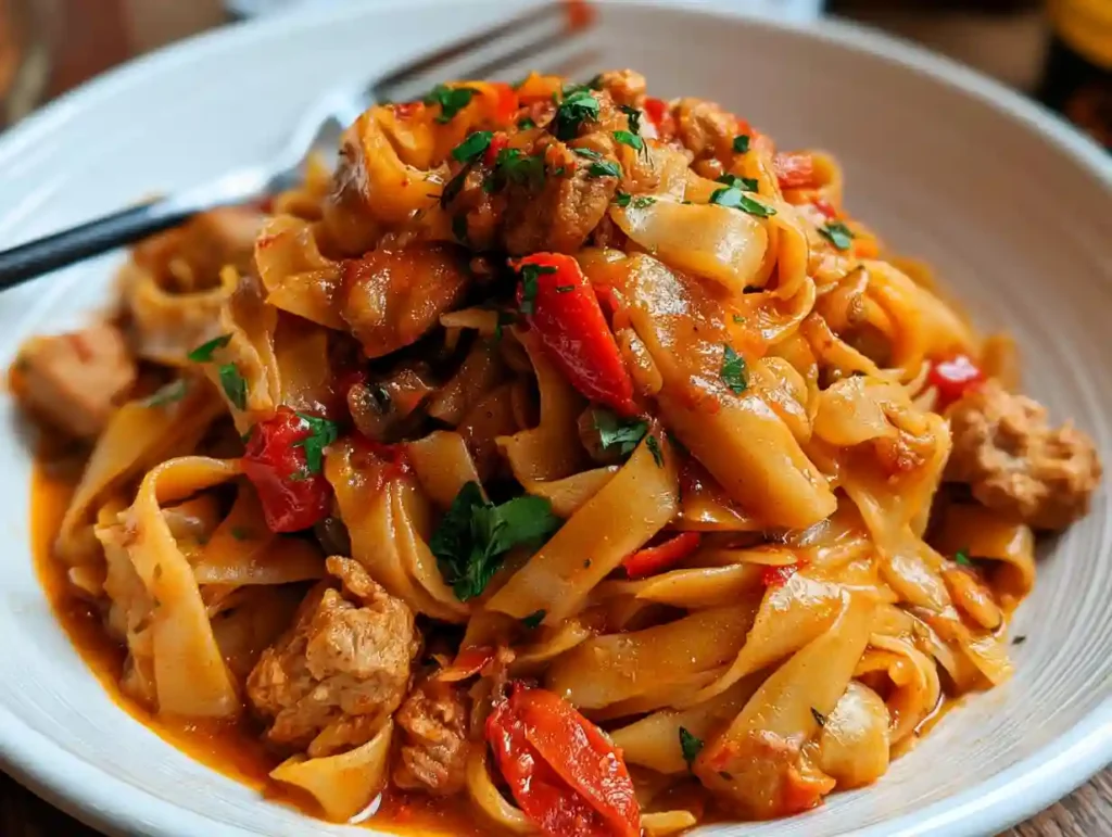 Italian Drunken Noodles